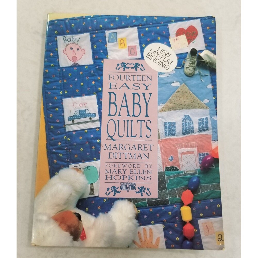 Fourteen Easy Baby Quilts Margaret Dittman 1991 Paperback Quilting Craft Book